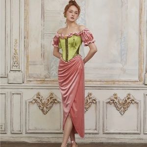 Lace made Peach Skirt NWT